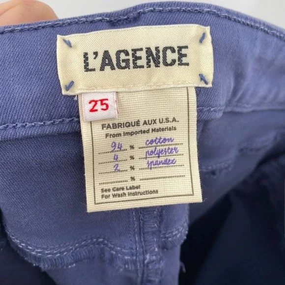 L'Agence Margot High Rise Skinny Jeans in Blue